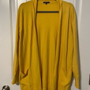 Pink Clover Mustard Yellow Sweater